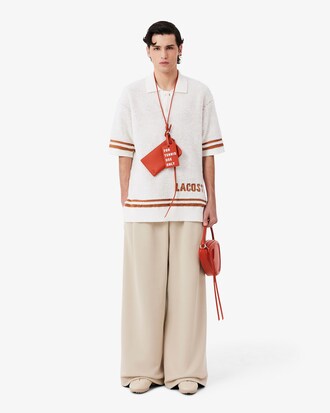 남성 타월링 자카드 니트 폴로