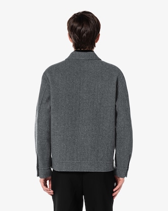 울 트러커 자켓