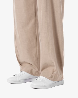 플란넬 와이드 팬츠