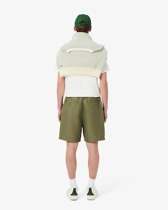 린넨 혼방 밴딩 쇼츠