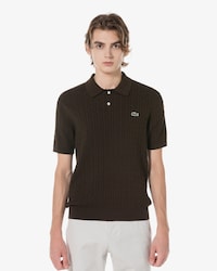 케이블 반팔 폴로