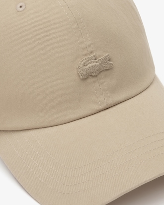 워시드 베이직 컬러 크록 볼캡