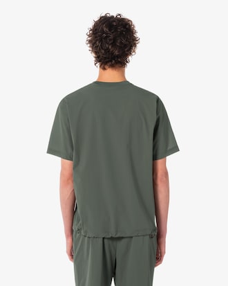 반팔 우븐 스웻셔츠