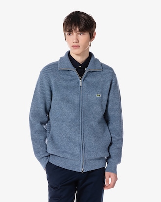 립 조직 풀집업 가디건