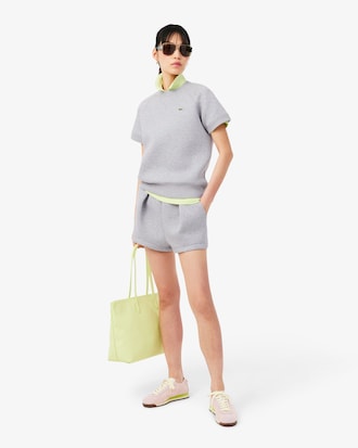 더블페이스 반팔 스웻셔츠