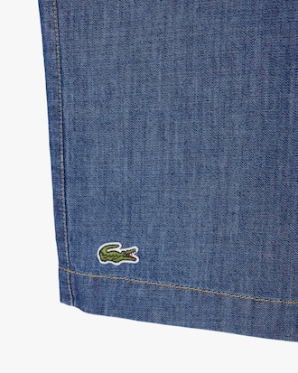 화이트 스티치 풀오버 셔츠