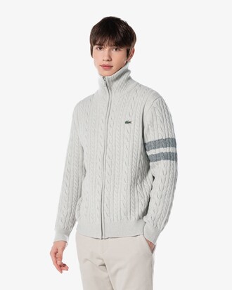 케이블 집업 가디건