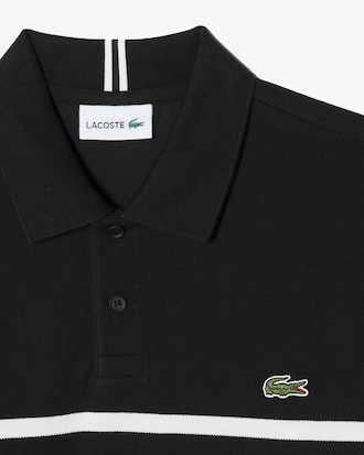 CHEST 스트라이프 오픈카라 폴로