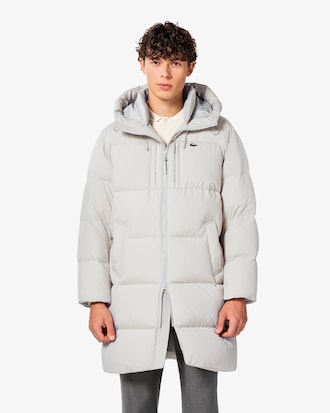 후드 헤비 다운 점퍼