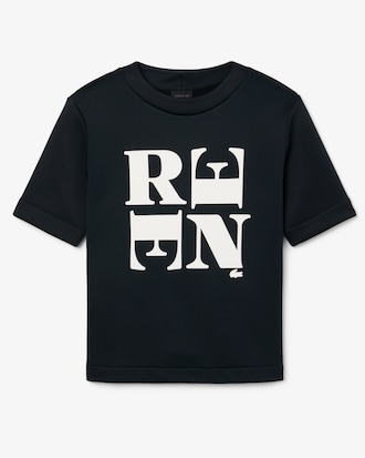 더블 페이스 RENE 프린트 티셔츠