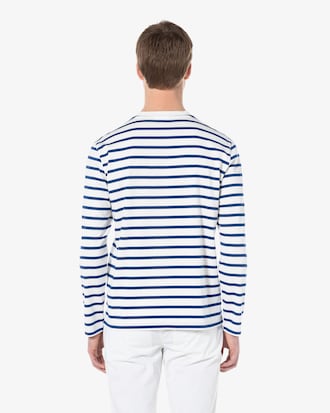 긴팔 솔리드/스트라이프 티셔츠