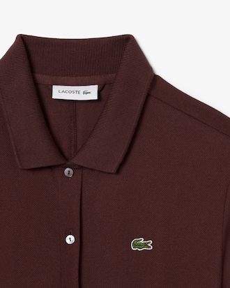 핏앤플레어 벨티드 폴로 드레스