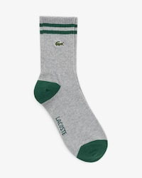 남성용 컬러 티핑 미들 양말