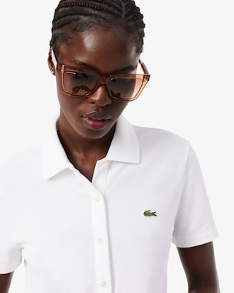 미니 피케 반팔 점프수트