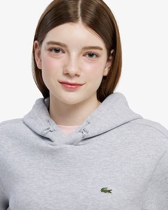 시그니처 테크니컬 피케 후드 스웻셔츠