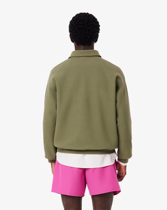 더블페이스 피케 폴로 스웻셔츠