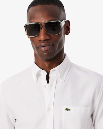 반팔 옥스포드 셔츠