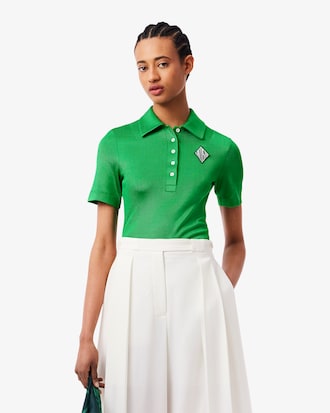 슬림핏 피케 반팔 폴로 셔츠