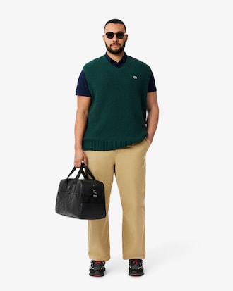 립 조직 V넥 베스트