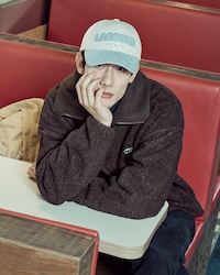 코듀로이 레터링 패치 볼캡