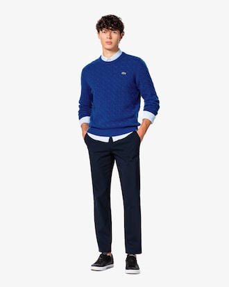 케이블 크루넥 풀오버