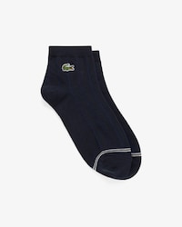 립조직 세로 스트라이프 앵클 양말