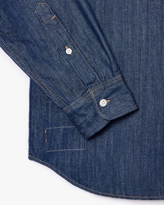 데님 셔츠 인디고