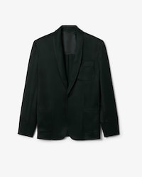실키 개버딘 숄 라펠 재킷