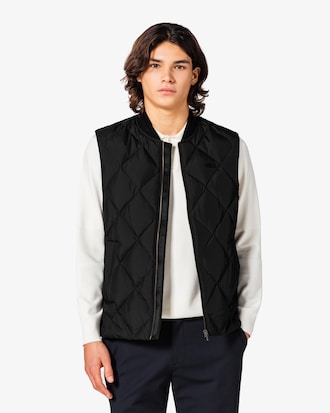 다이아 퀼팅 다운 베스트