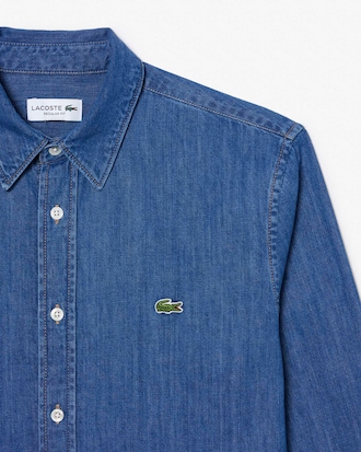 데님 셔츠 인디고