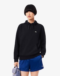 더블페이스 피케 후드 스웻셔츠