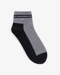 남성용 컬러 블록 미들 양말