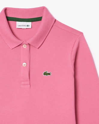 베이직 긴팔 피케 원피스