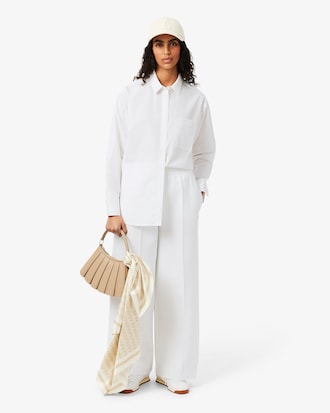 오버핏 클래식 포플린 셔츠