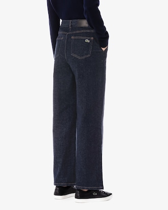 세미 와이드 데님라이크 팬츠