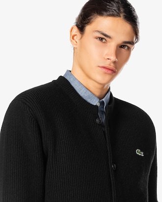 크루넥 방모 가디건