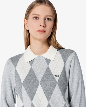 카라 탈부착 크루넥 스웨터