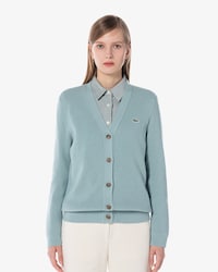 방모 브이넥 가디건