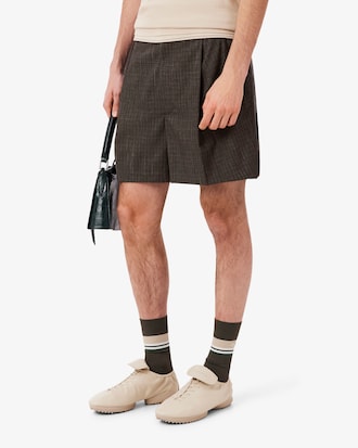 남성 테일러드 울 블렌드 버뮤다