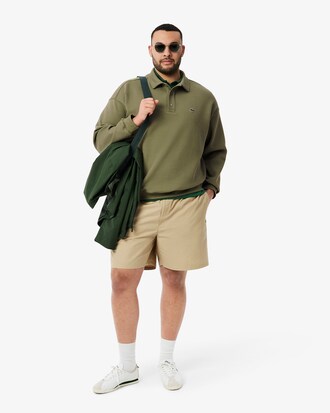 더블페이스 피케 폴로 스웻셔츠