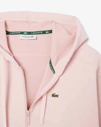 더블페이스 피케 후드집업 스웻셔츠