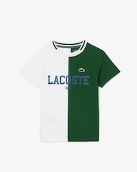 하프 배색 반팔 티셔츠