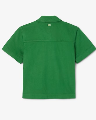 컬러데님 폴로형 셔츠