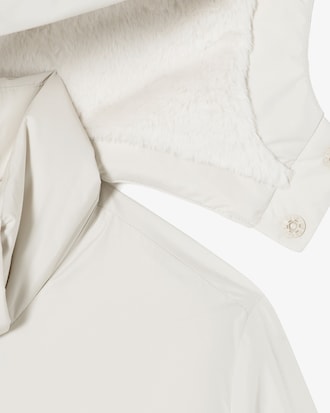 롱 기장 코트형 다운