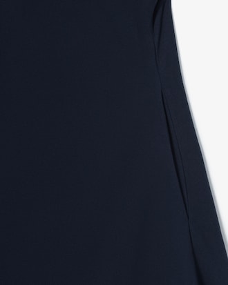 사선플라켓 폴로 드레스