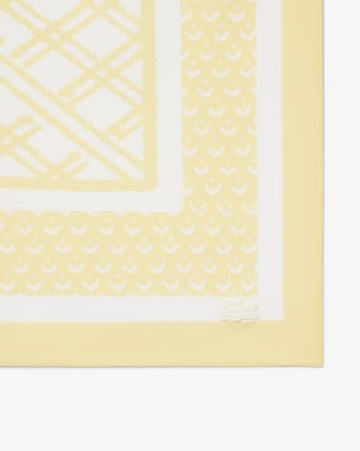 테니스 코트 프린트 스카프