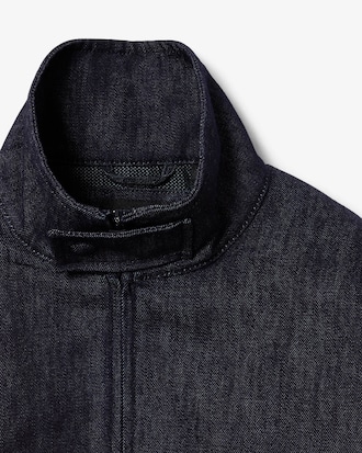 유니섹스 인디고 데님 트랙탑