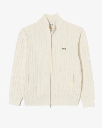 케이블 집업 가디건