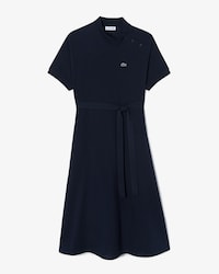 사선플라켓 폴로 드레스