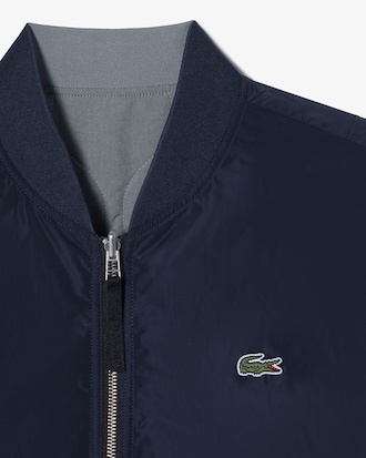 리버시블 퀼팅 블루종